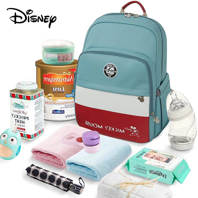 USB сумка для подгузников disney, рюкзак для ухода за ребенком для мамы, сумка для мам, водонепроницаемая сумка для беременных, модная большая емкость