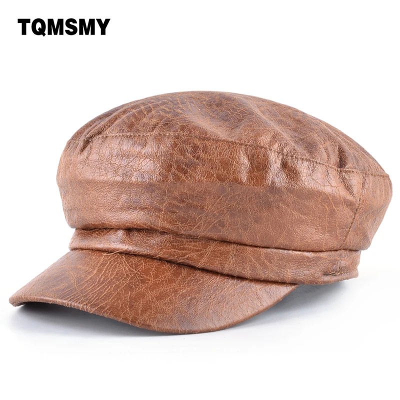 TQMSMY тактические кепки Мужская искусственная кожа армейская шляпа унисекс
