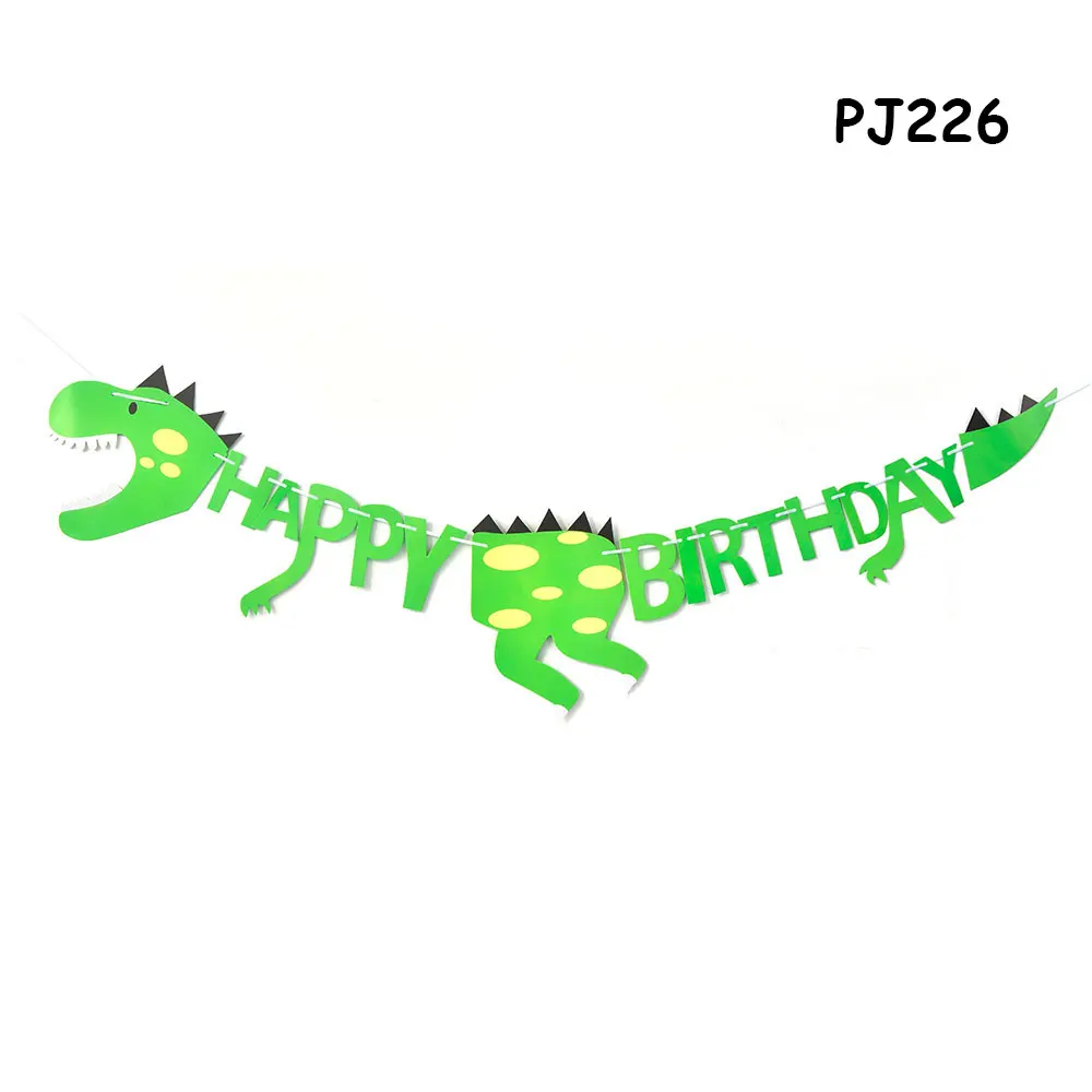 PJ226 balloons Вечерние воздушные шары в виде динозавра для дня рождения, украшения для детской вечеринки на день рождения, воздушные шары для праздника - Цвет: PJ226 balloons
