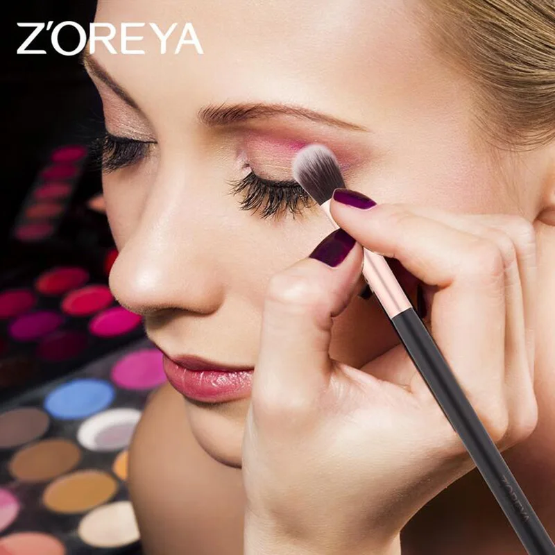ZOREYA 16 шт. новый набор кистей для макияжа Тени век и бровей контур основания губ
