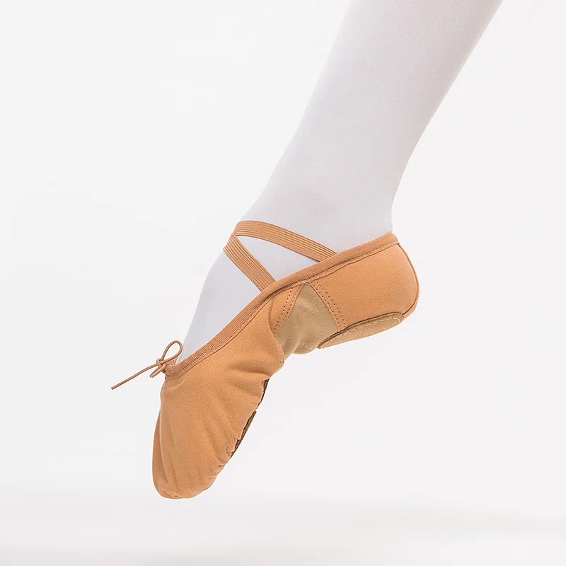 Sansha/балетные тапочки для взрослых 3 с раздельной подошвой треугольная эластичная