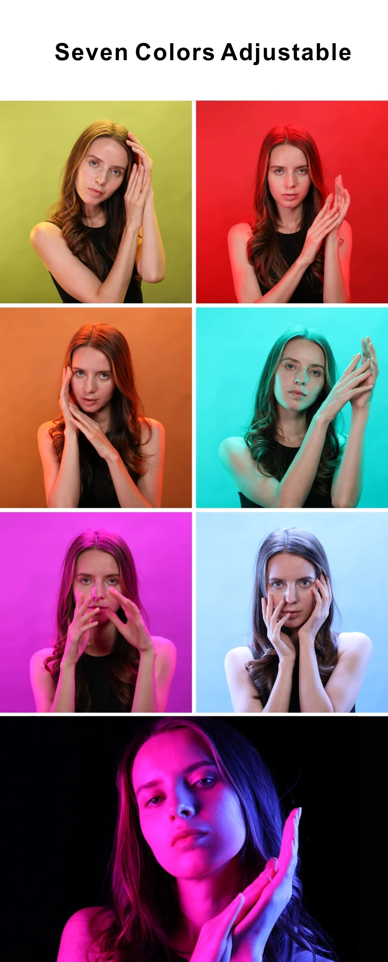 Falcon Eyes 4x2 фута 300 Вт светодиодный RGB фотокамера гибкий свет Водонепроницаемый непрерывный для Dslr видео освещение студия RX-748