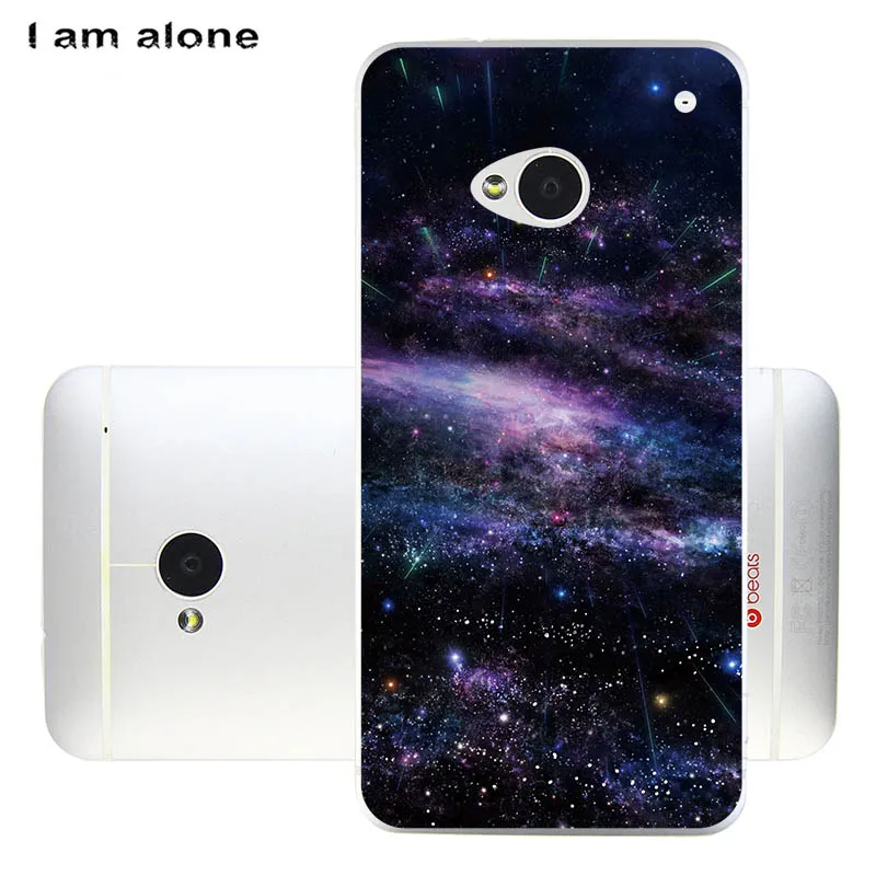 Soft TPU U28 Чехлы для телефона I am alone для htc One M7 802d 4,7 дюймов, мягкий чехол для мобильного телефона из ТПУ, Модные цветные сумки для htc One M7 802d - Цвет: Soft TPU U28