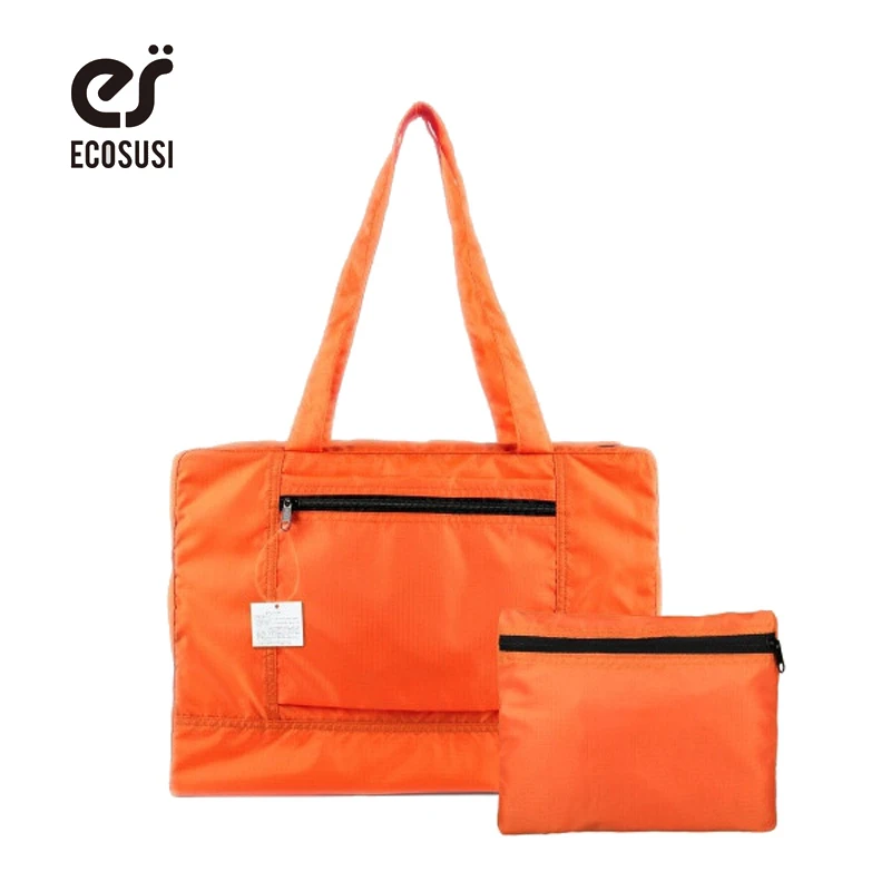 Женская дорожная сумка тоут ECOSUSI водонепроницаемая нейлоновая большого размера