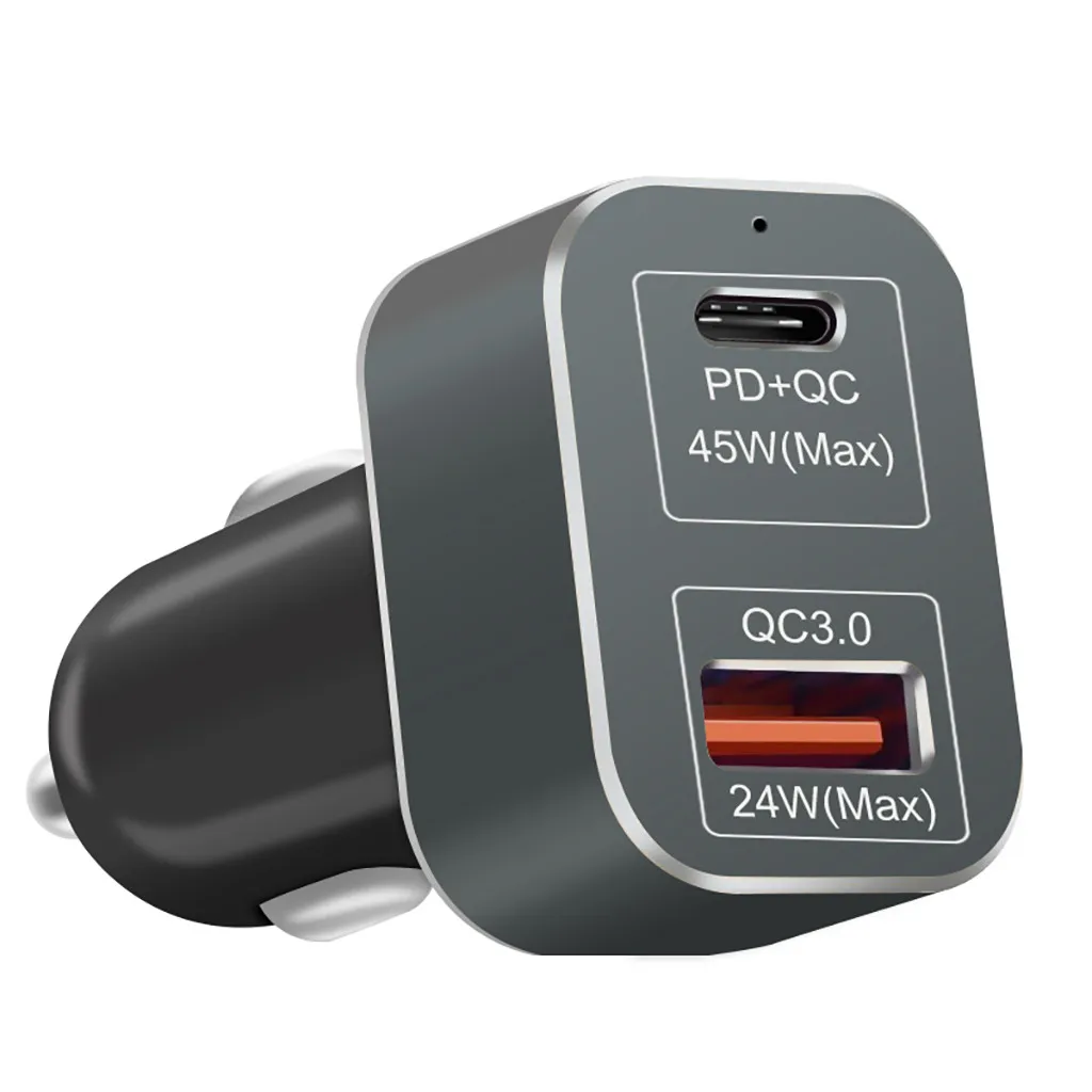 QC3.0 двойной USB порт и разъем универсальное автомобильное зарядное устройство
