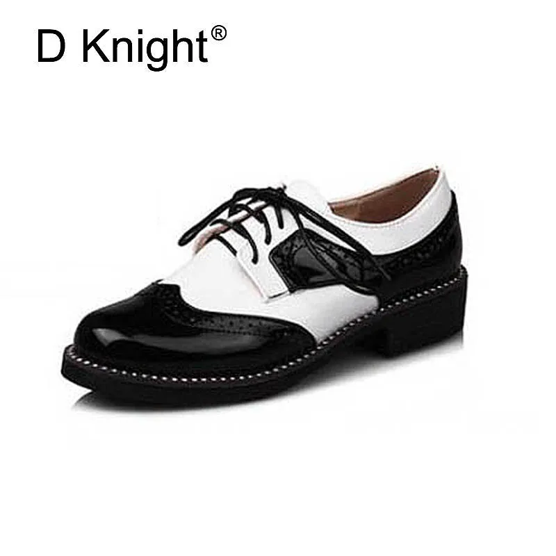 Модные женские оксфорды в английском стиле новые повседневные на шнуровке