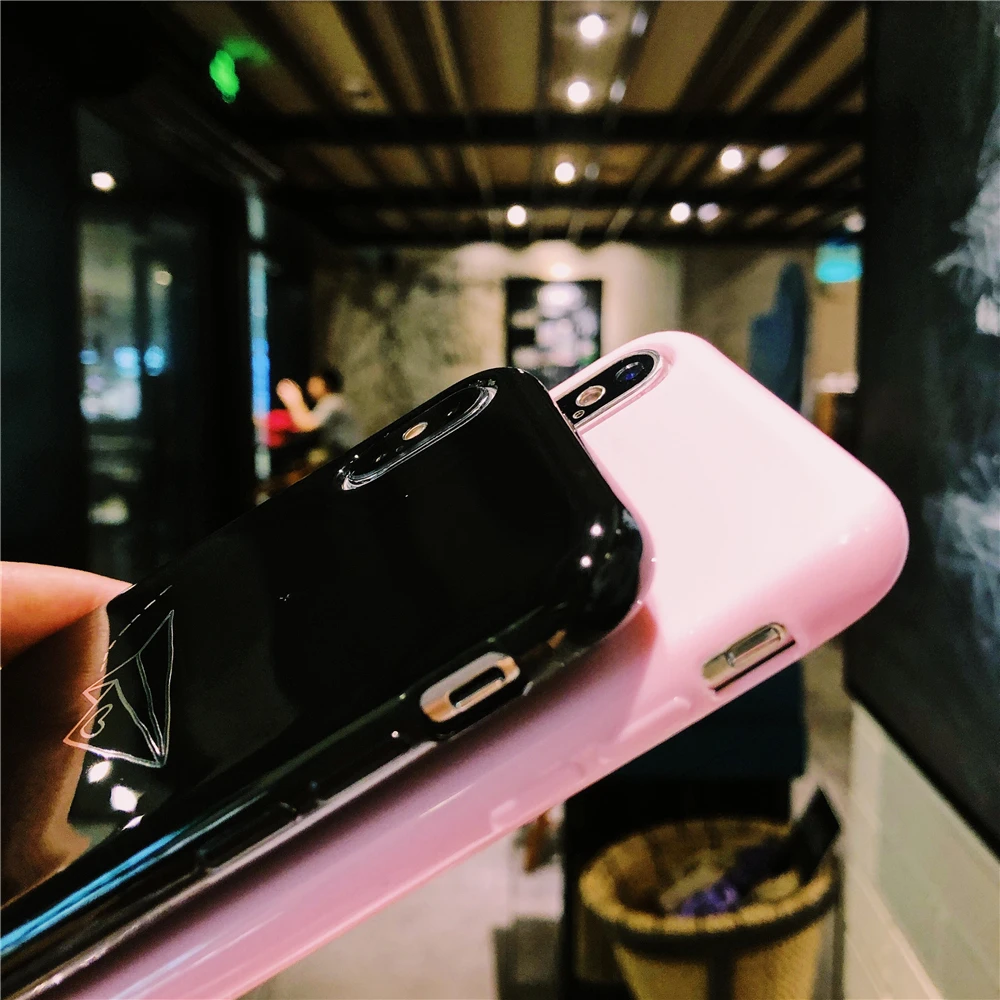 Модный чехол для телефона с изображением маленького сердца и самолета iPhone 7 8 Plus X
