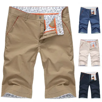 Мужские повседневные шорты длина выпрямленного колена с застежкой &quotмолния&quot