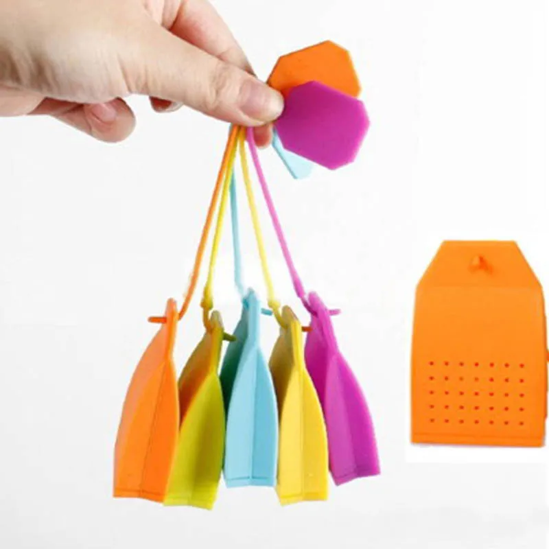 Силиконовые Чай сумки Ououdee 5-Pack многоразовые вкладыш Infuser Фильтр для чашки кружки