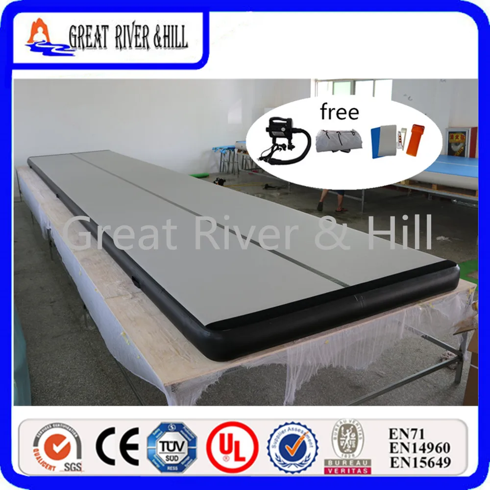 

Fedex shipping inflatable air track inflatable tumble track gymnastics inflatable air mat for gym 9m x 1m x 0.1m