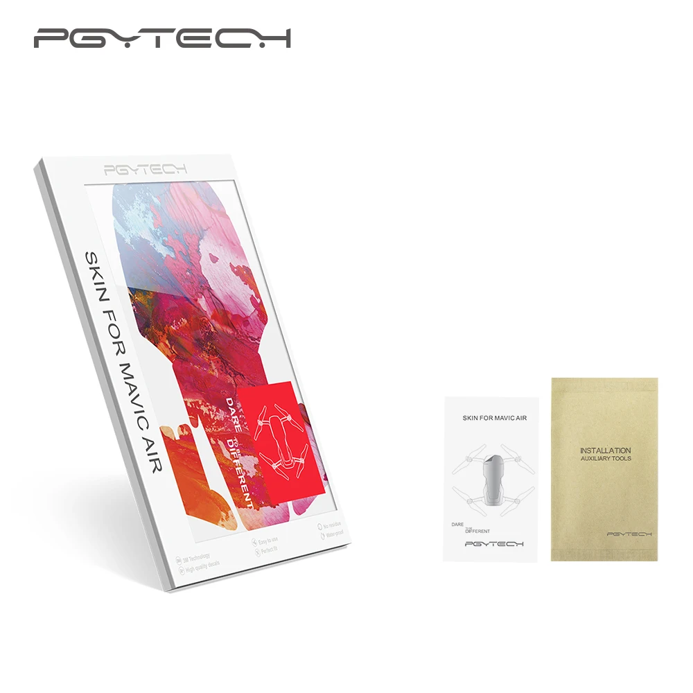 PGYTECH ПВХ наклейка для кожи MAVIC AIR Полный Корпус с пультом дистанционного управления Защитная пленка-стикер для DJI Mavic Air Аксессуары