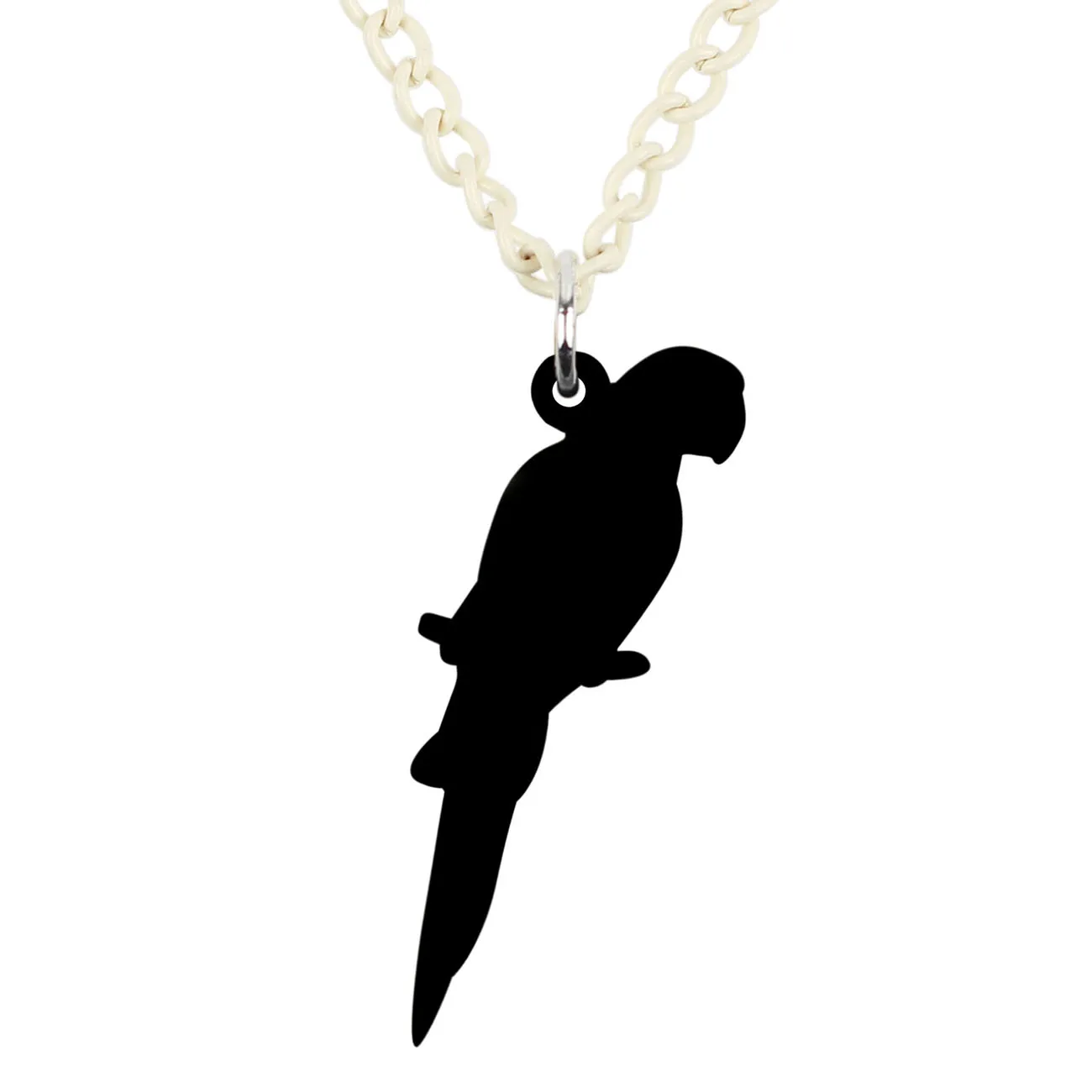 WEVENI Acrylic Tropic Parrot Bird Necklace Pendant Chain Collar Novelty Animal Jewelry For Women Girl Gift Wholesale Accessories | Украшения