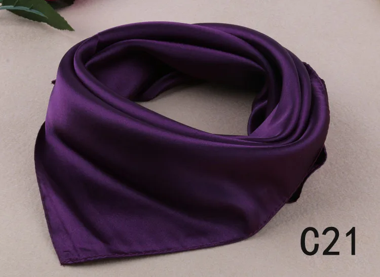 dark purple Женский, мужской, взрослый, прямоугольный, квадратный, маленький, атласный, однотонный шарф, платок, бандана, повязка на голову, на шею, повязка на голову, повязка на голову, маска для лица - Цвет: dark purple
