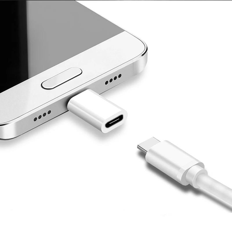 50 шт кабель с разъемами типа c и Micro USB Android телефонный C адаптер для быстрой зарядки