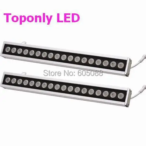 0 5 м линейный DC24v IP65 Водонепроницаемый 18 шт. Cree XPE светодиодный прожектор освещения R/G/B/W/Y/RGB цвета