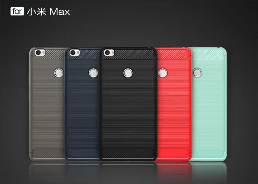 TPU Case for Xiaomi Mi Max 1 Max1 Dual Soft Silicone Carbon Fibe Mobile Phone Cover Hydrogen Mimax Capa |