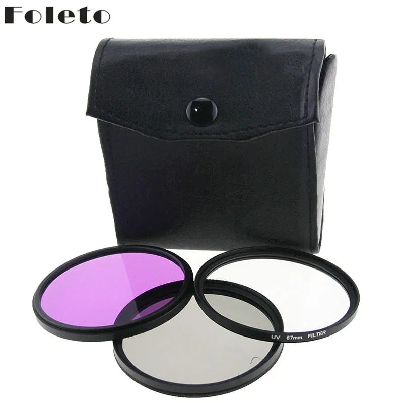 free shipping+ tracking number 72 mm 72mm 1 pcs UV FLD CPL+BAG Filter Set Polfilter for Canon EOS 650D 550D 1100D | Электроника