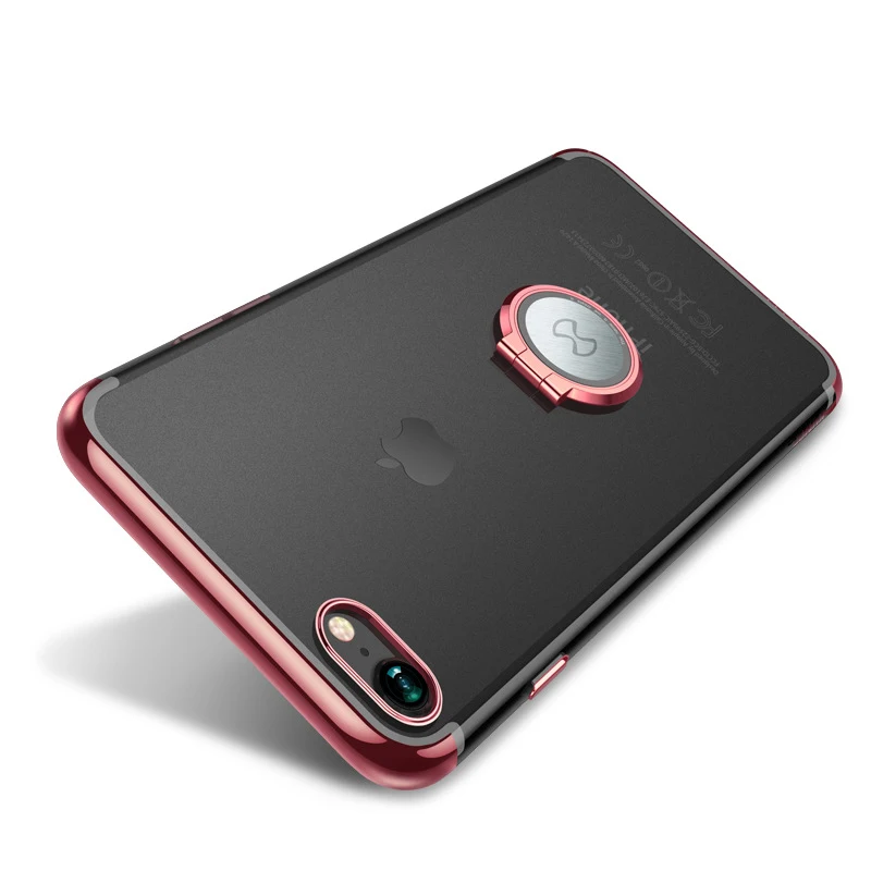 Для Iphone 8 8 Plus чехол, Xundd Роскошный прозрачный PC задняя крышка для Iphone 7 7 Plus/6 6s Plus чехол Capa подходит с магнитным автомобильным держателем