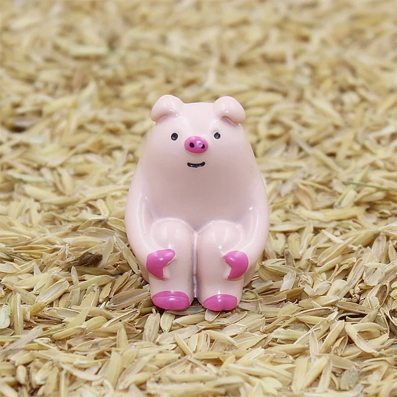 Миниатюрные фигурки кошек на удачу панды пингвина японское животное Zakka