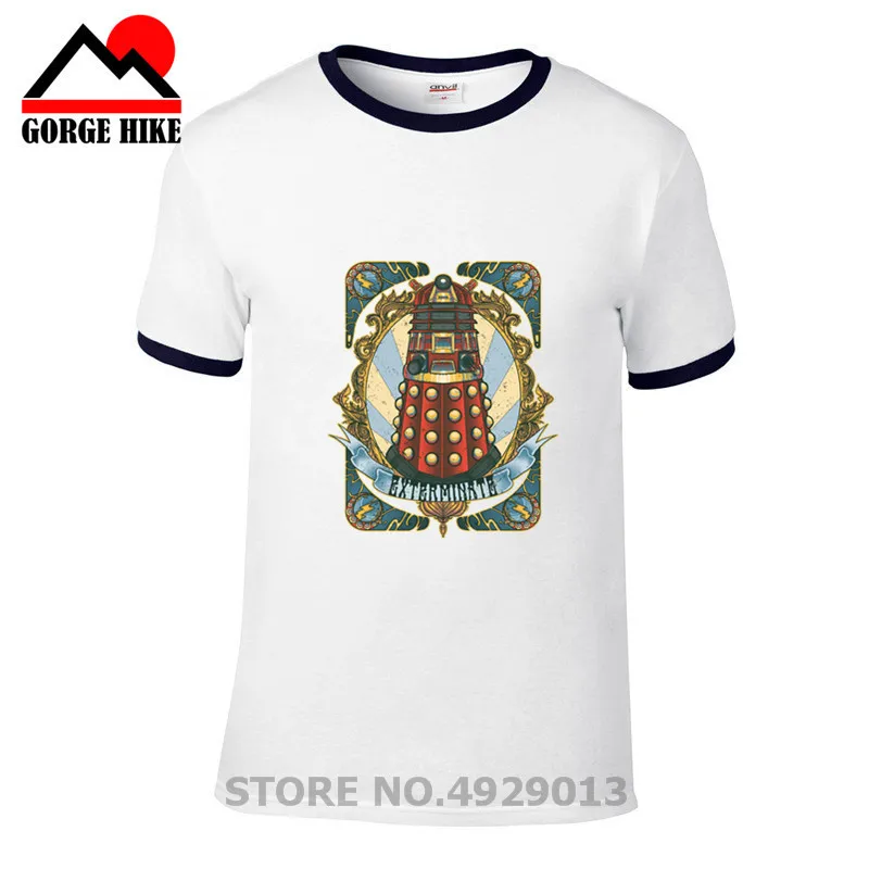Мужская футболка с принтом Doctor Who Dr. who Повседневная Уличная коротким рукавом для