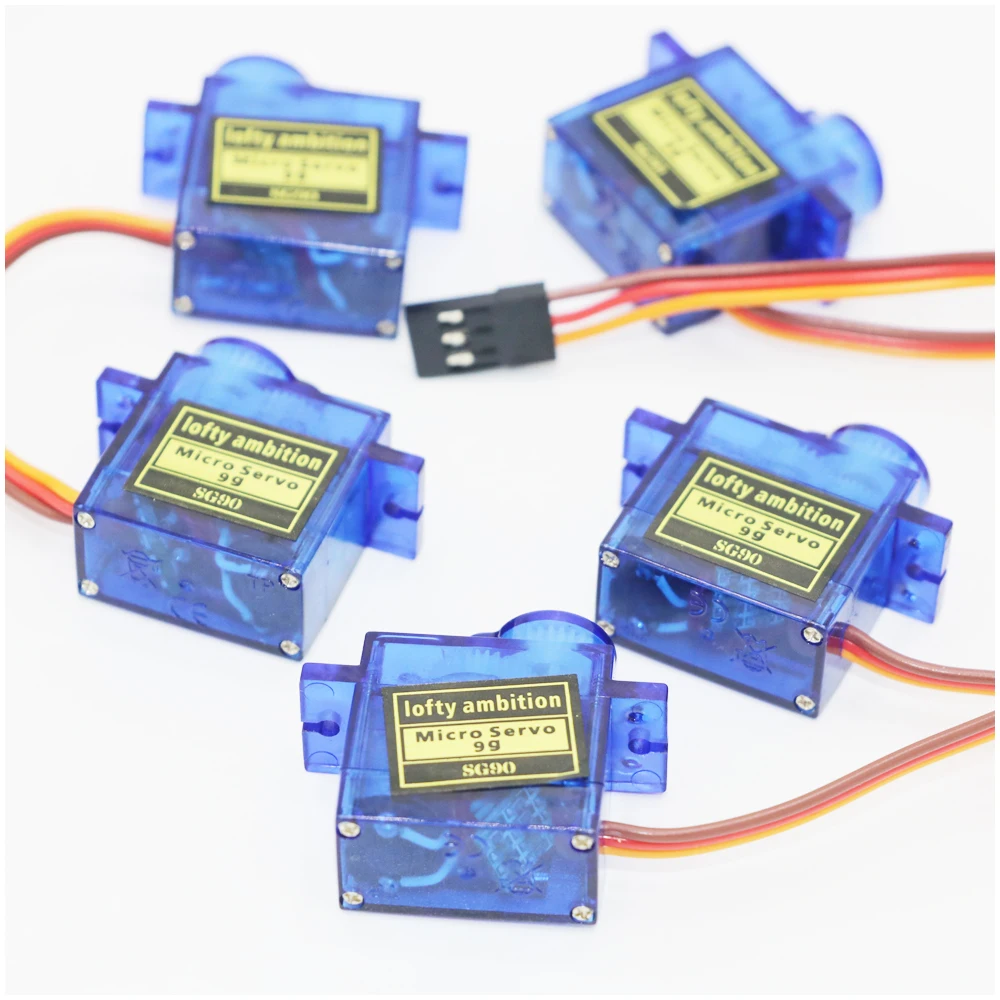 

5pcs/lot or 10pcs/lot New 9G Micro / Mini Servos + Horns For rc Helicoper Airplane better than SG90