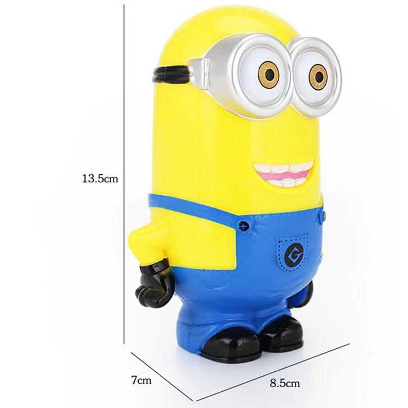 3D Миньоны Мультфильм фигурки копилка hucha экономия монет цент, Пенни детские игрушки 0