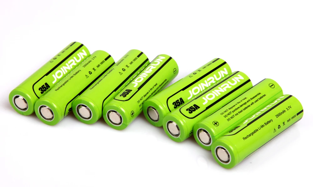 Joinrun 18650 литий-ионная батарея 3,7 V 2500mah 18650 литиевая аккумуляторная батарея высокопроизводительная батарея