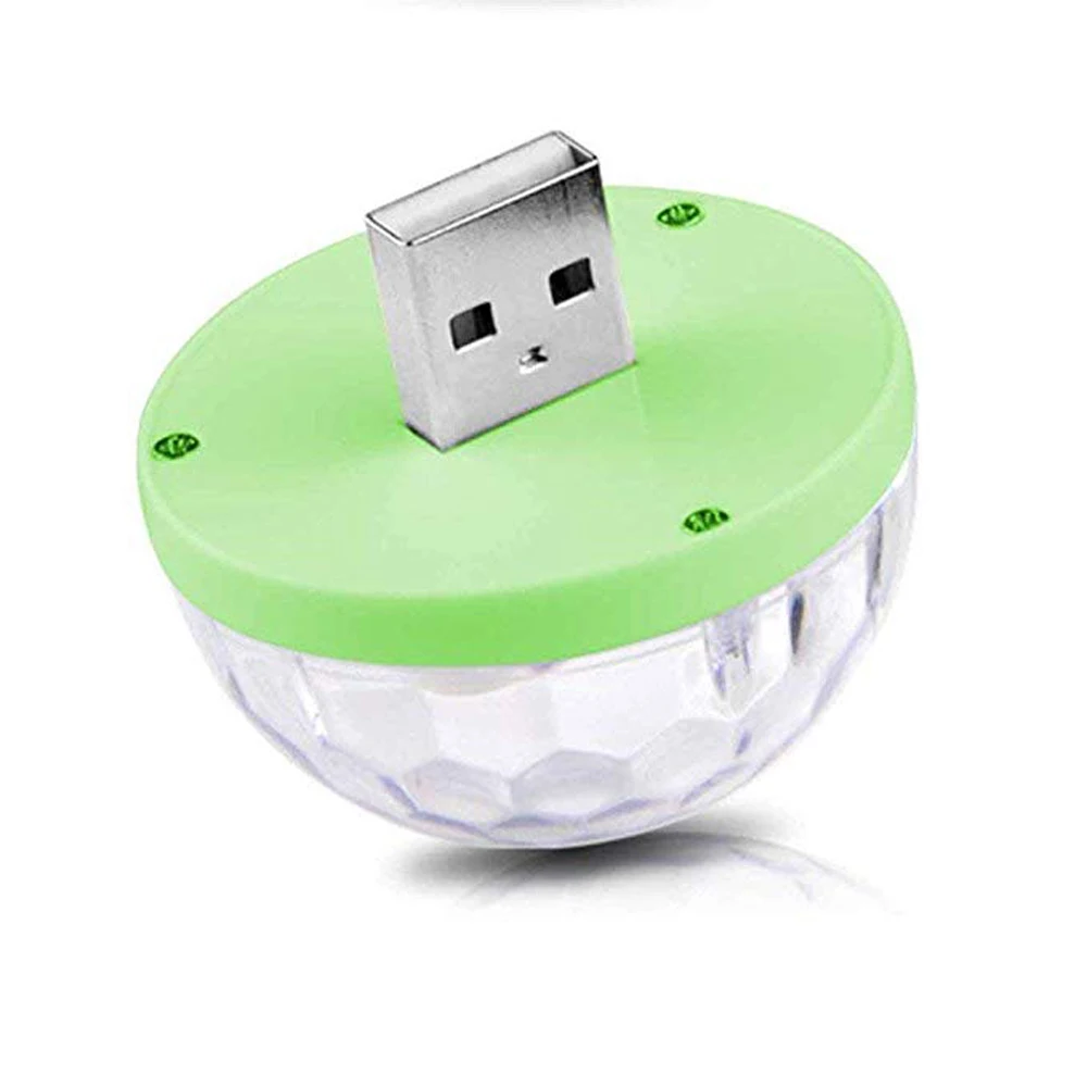 Праздничные светодиодные лампы диджейский свет RGB изменение цвета активация