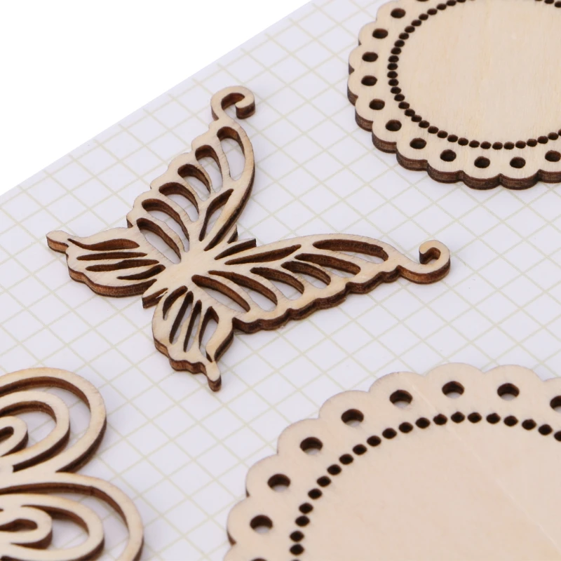 Laser Cutting Wooden Embellishments For Scrapbooking Cardmaking DIY Craft Decor Perfect celebration Party | Дом и сад