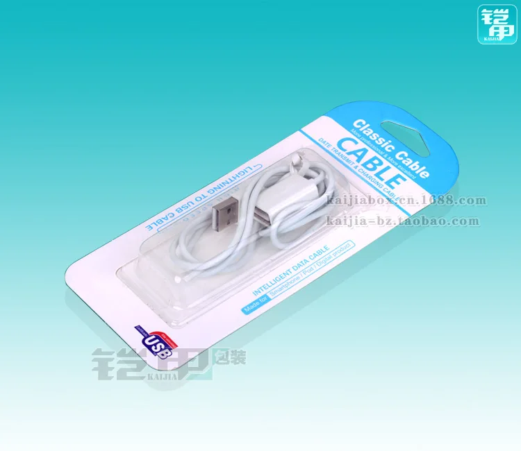 500 pcs Wholesale New style PVC plastic Box Packaging Packing For iPhone Samsung power adapter USB Cable Package Boxes Data Line | Мобильные