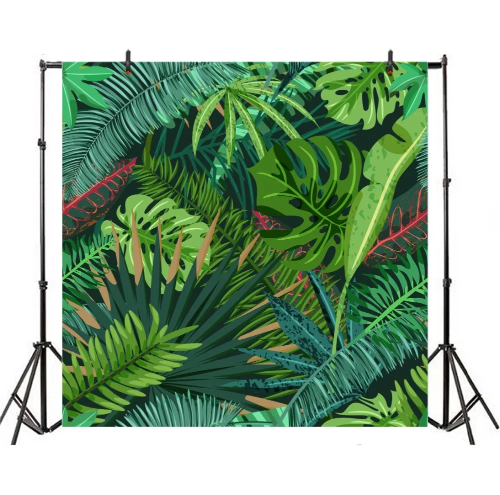 Laeacco Tropical Monstera детский летний праздничный фон для фотосъемки индивидуальные фотофоны для фотостудии