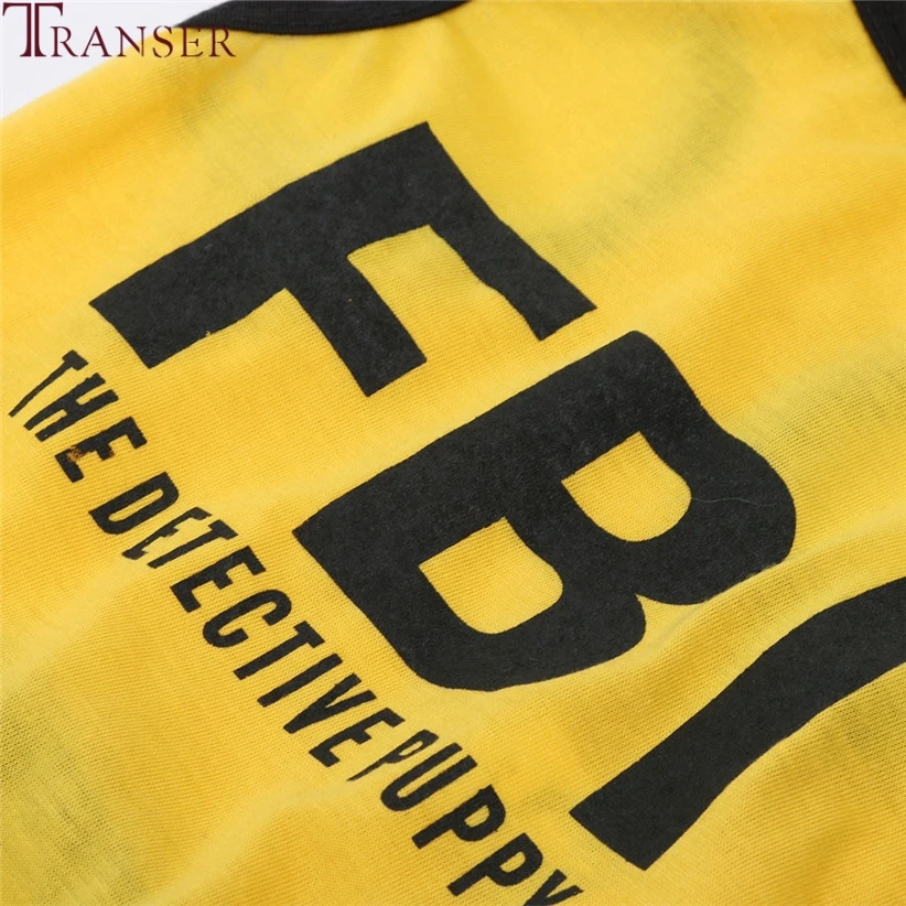 Рубашка Transer с дефектами ФБР для щенков летняя одежда собак жилет домашних