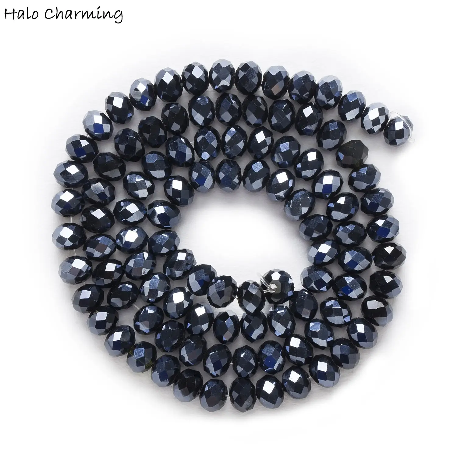 Бусины из черного хрустального стекла с гранями 4 8 мм 50 шт.|faceted beads|beads diybeads faceted |