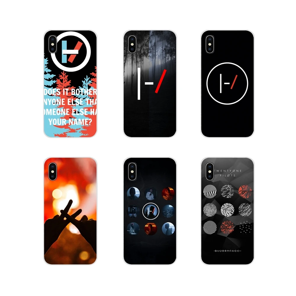 Прозрачный чехол из ТПУ с музыкальной лентой 21 Twenty One Pilots для Samsung A10 A30 A40 A50 A60 A70 Galaxy