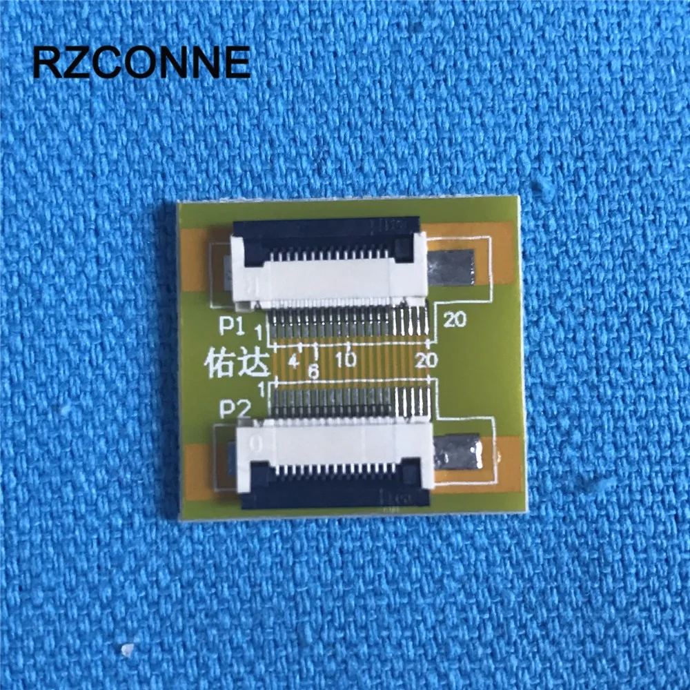 2 комплекта 15Pin FPC разъем 0 5 мм шаг адаптер с удлинителем плоский кабель FFC удлинить