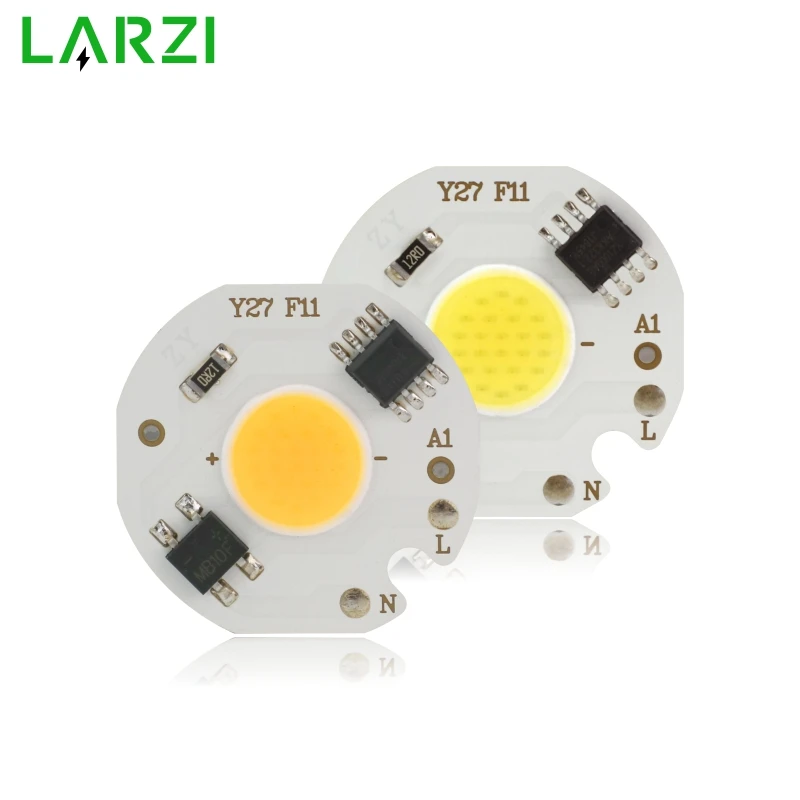 Светодиодный COB чип лампа 3 Вт 5 7 9 220 В Smart IC нет необходимости драйвер светодиодный