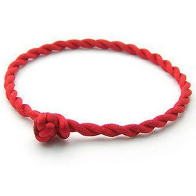 red string OMHXZJ Европейская мода женский мужской праздничный свадебный подарок серебряные бусины 925 Серебро Ожерелье Подвеска Шарм CA102 - Цвет камня: red string