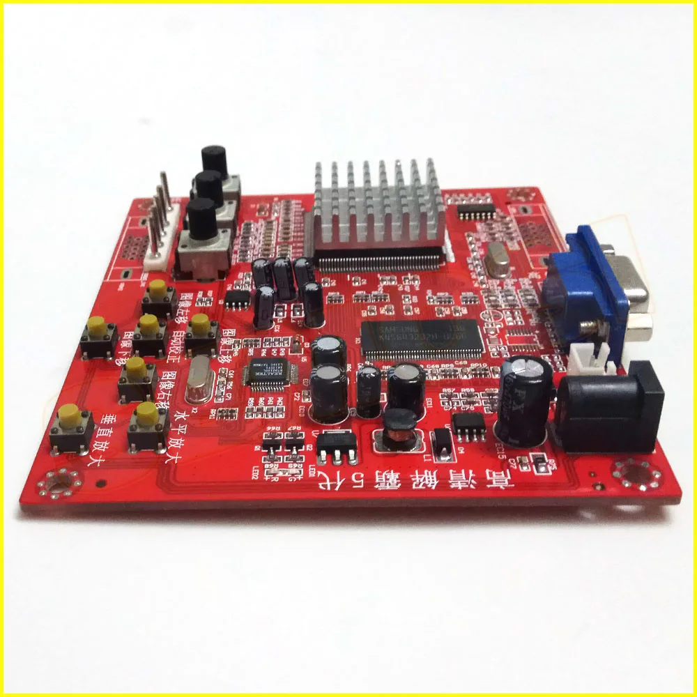 Переходник CGA в VGA PCB EGA YUV на аксессуары для кабинета с выходами HD-видеоконвертера |