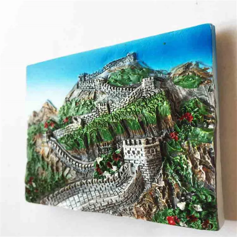 Badaling Великая стена модель наклейка на холодильник Китай Пекин пейзаж магниты