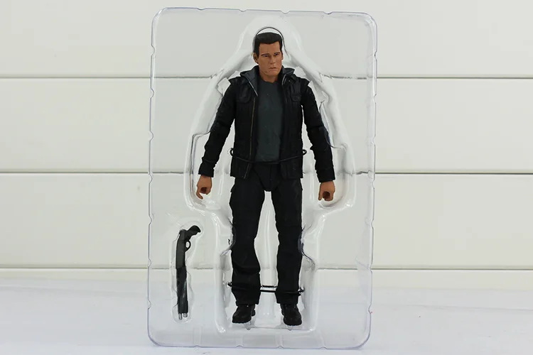 17 см NECA Арнольд Шварценеггер фигурка Терминатор T-800 Commando с пистолетом оружие Коллекционная модель Guardian кукла - Цвет: In OPP Bag