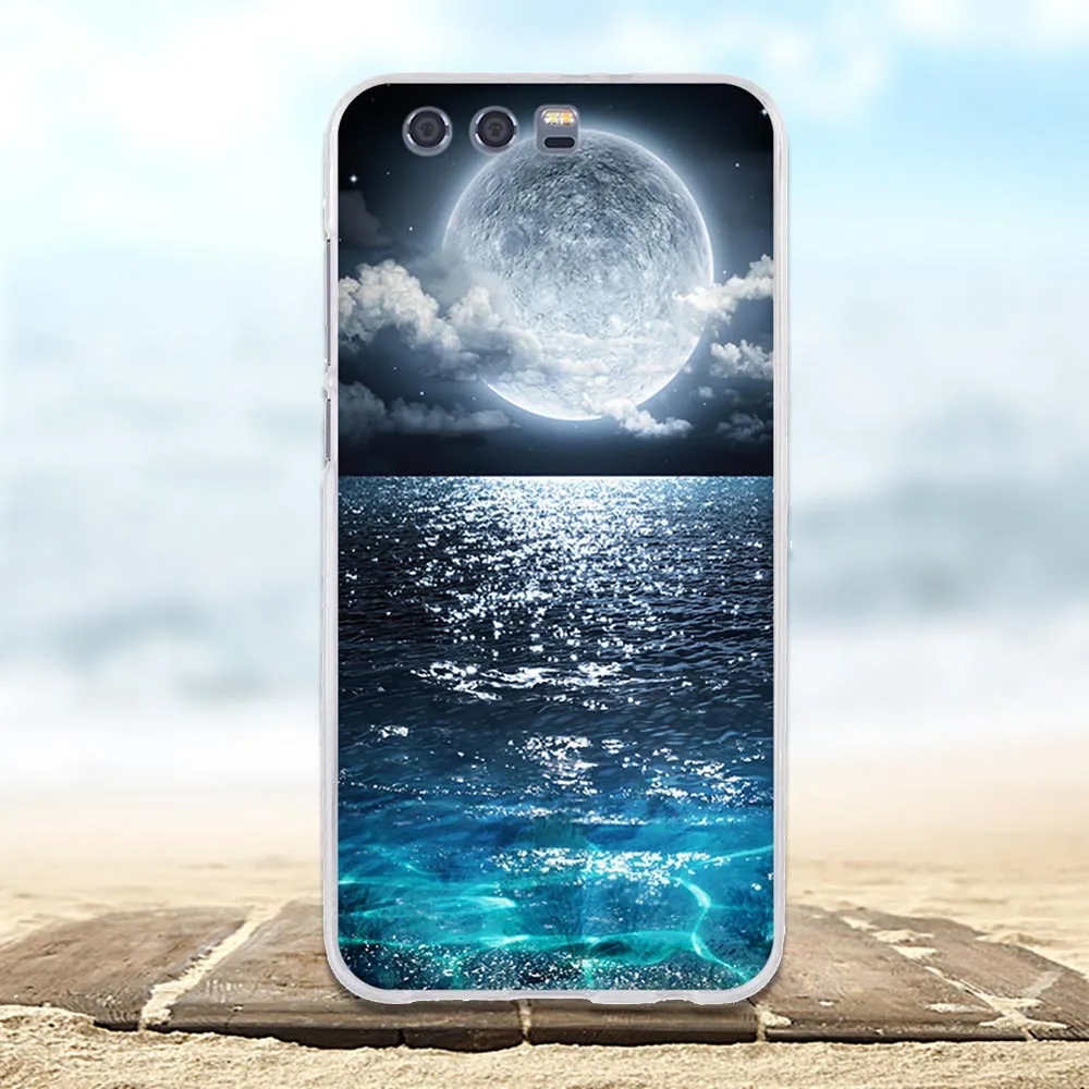 Чехол для Huawei Honor 9 мягкий Ультратонкий силиконовый чехол из ТПУ чехлы телефонов 3D
