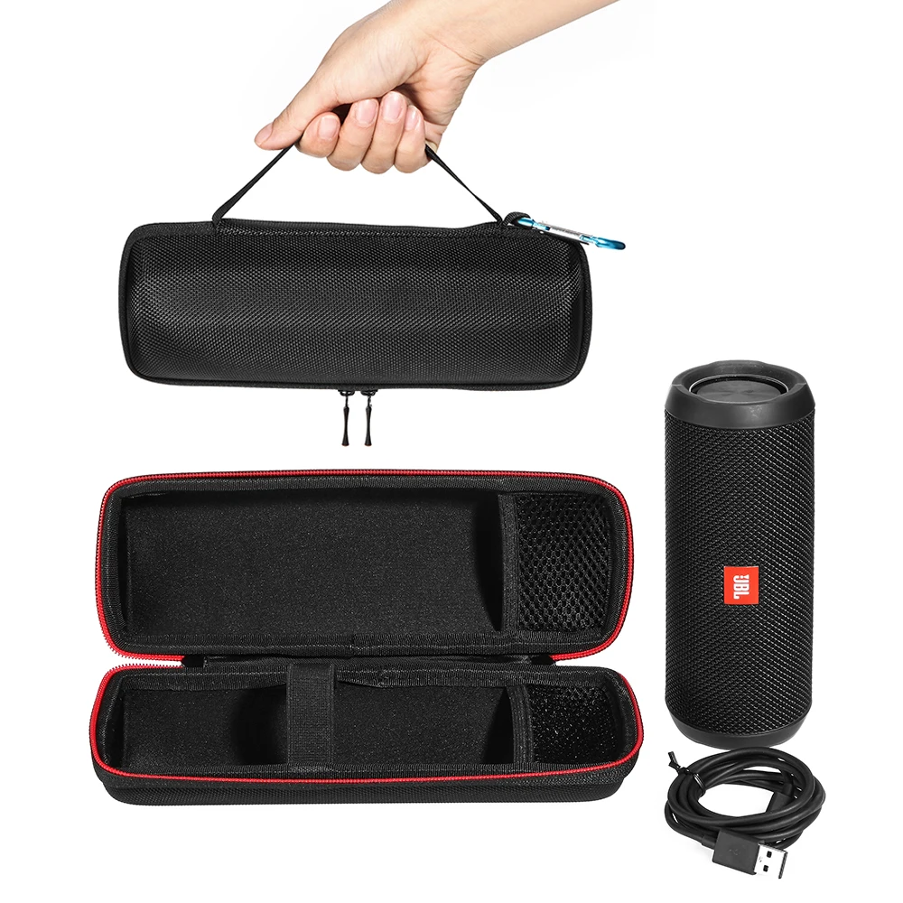 

New Hard Travel Carry Case Pouch Protect Cover Storage Organizer for JBL Flip 3 Wireless Bluetooth Speaker and Cable (Only Case)