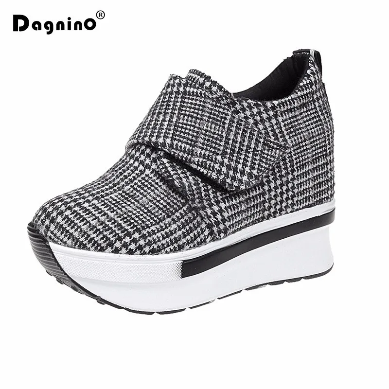 Женская обувь DAGNINO красная повседневная на скрытом каблуке платформе без