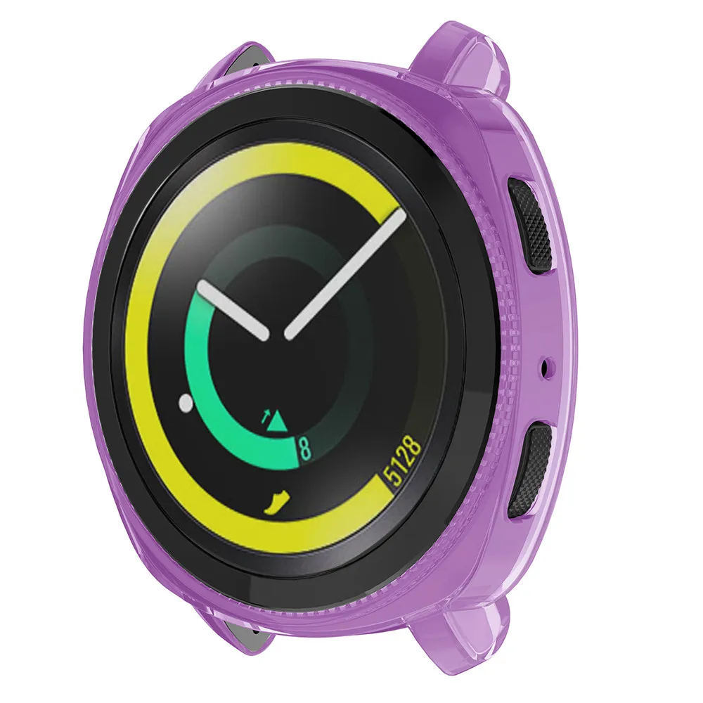 Бесплатная доставка Силиконовые часы Полный чехол для Samsung Gear спортивные