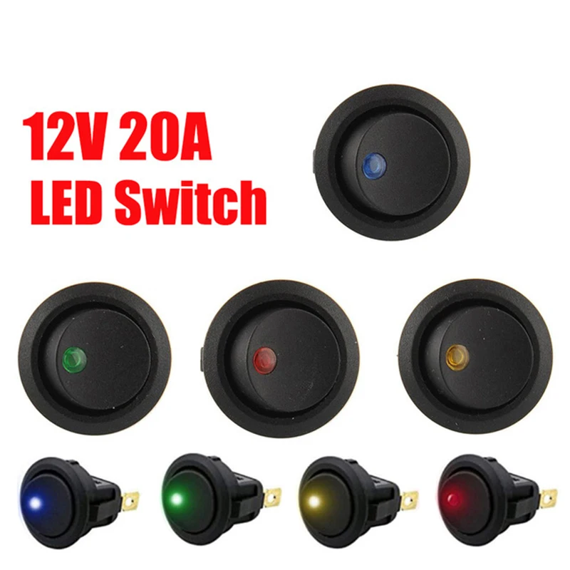 Светодиодный выключатель шт. 3 контакта вкл. ВЫКЛ. кулисный переключатель 12 В