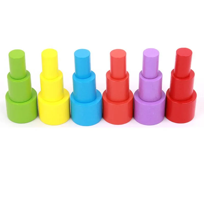 

Baby Teaching Aids Montessori Balance Moon Colored Moon Balance Toy Early Learning Wooden Early Development Toys hot