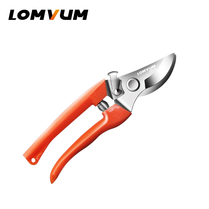 LOMVUM садовые ножницы инструмент для прививки фруктовых деревьев секаторы бонсай секаторы садовые ножницы секаторы садовые секаторы легкие секаторы - Цвет: Orange