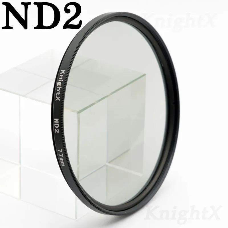 ND2 KnightX UV MC MCUV фильтр объектива камеры для sony Canon Nikon Pentax OLYMPUS светильник d3400 alpha a77 d700 fujifilm eos 49 52 55 58 мм - Цвет: ND2
