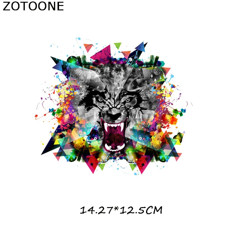 21 ZOTOONE цветные джинсы с нашивками в виде собаки, кошки, совы, железная наклейка для одежды, платья-футболки, термопереводная наклейка с животными, сделай сам - Цвет: 21