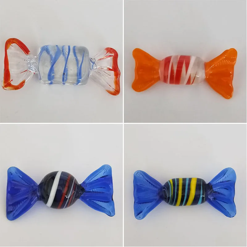 Винтажные муранские стеклянные конфеты фигурки ремесла Свадебная вечеринка